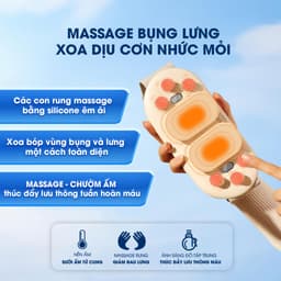 Thumbnail Đai Chườm Nóng Massage Bụng BUMAS BU01 -  Massage Giảm Đau Bụng Kinh - Quà Tặng Cho Bạn Gái 1