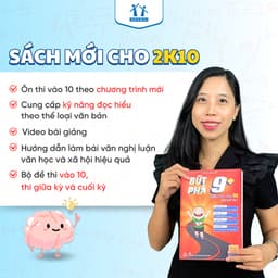 Thumbnail Sách Bứt phá 9+ điểm thi vào 10 môn Ngữ văn - Tổng ôn và luyện đề - HOCMAI 2