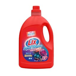 Thumbnail Nước giặt Lix sạch thơm hương hoa hồng Damask Lixco Việt Nam nước giặt Lix cho giặt tay, giặt máy chai 3,3kg 18402 3