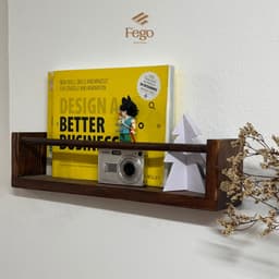 Thumbnail Kệ gỗ treo tường FEGO, thanh treo quần áo đa năng nội thất trong nhà, ngoài trời 3