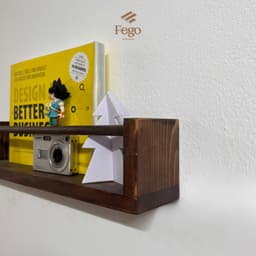 Thumbnail Kệ gỗ treo tường FEGO, thanh treo quần áo đa năng nội thất trong nhà, ngoài trời 4