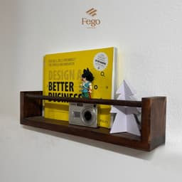 Thumbnail Kệ gỗ treo tường FEGO, thanh treo quần áo đa năng nội thất trong nhà, ngoài trời 2
