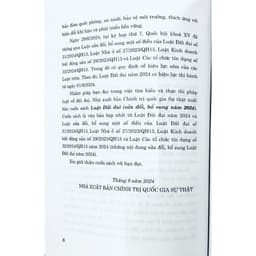 Thumbnail Sách - Luật Đất Đai (Luật Đất đai số 31/2024/QH15) 3