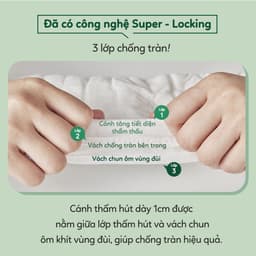 Thumbnail Set 2 Miếng Bỉm Quần NABIZAM ULTRA THIN 4 Mùa Mỏng Mềm Hơn, Thấm Hút Nhanh Hơn Size Cho Bé 6-24kg 2