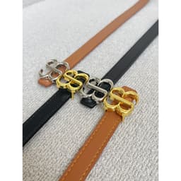 Thumbnail Thắt Lưng Da Mặt Logo Kim Loại BB Cao Cấp  BBSTORE'S  -TK4094 2