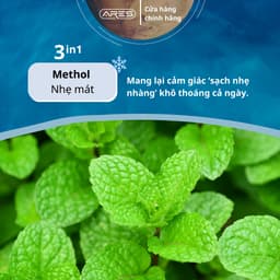 Thumbnail Dung dịch vệ sinh nam giới Ares 3in1 Bọt vệ sinh nam giới Dung dịch tạo bọt tinh chất bạc hà 100ml 3