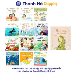 Thumbnail Combo Sách Thơ Cho Bé tập nói, tập đọc phát triển vốn từ vựng, dễ đọc, dễ thuộc - 0-6 tuổi 1