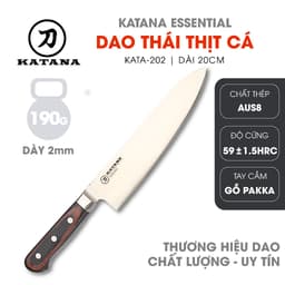 Thumbnail Dao Bếp Chính Hãng Thương Hiệu KATANA Essential Tiêu Chuẩn An Toàn Nhật Bản Chống Gỉ - Dao Thái, Dao Chặt và Dao Gọt Tỉa 2