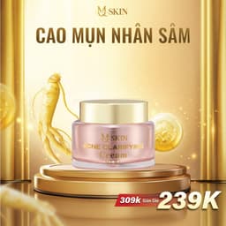 Thumbnail Combo Giảm Mụn Mờ Thâm MQ SKIN Cốt Sâm Vàng Dưỡng Da Toàn Diện- Combo Kem Mụn Và Serum Mụn 4