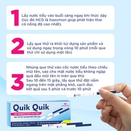 Thumbnail Que thử thai phát hiện thai sớm sau 7 ngày chính xác Quik Quik 4