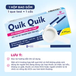 Thumbnail Que thử thai phát hiện thai sớm sau 7 ngày chính xác Quik Quik 2