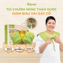Thumbnail Túi Chườm Nóng Thảo Dược Cổ Vai Gáy Hapaku - Làm Nóng Bằng Lò Vi Sóng, Giảm Nhức Mỏi, Thư Giãn 1