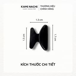 Thumbnail Bộ 2 miếng đệm mũi silicon hình cánh bướm có mặt dán keo cho mắt kính KAMI NACHI 1
