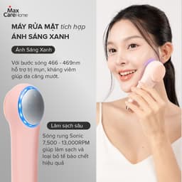 Thumbnail Máy rửa mặt massage tích hợp đẩy tinh chất liệu pháp nhiệt và ánh sáng Multi-Task Maxcare ULTRA V1 3