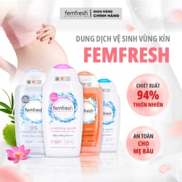 Thumbnail Dung dịch vệ sinh phụ nữ Femfresh cao cấp No.1 Anh Quốc, giúp làm sạch, cân bằng vùng kín, an toàn cho bà bầu [250ml] 1