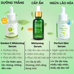 Thumbnail Serum Dưỡng Trắng Ngừa Lão Hóa Da RIORI HANA Whitening Serum - Perfect Skin Serum - Golden C Whitening Seum 3