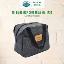 Thumbnail Túi Đựng Hộp Cơm Trưa Ohiama Lunch Box Bag HM-1739 Chính Hãng (Giao Màu Ngầu Nhiên) 2