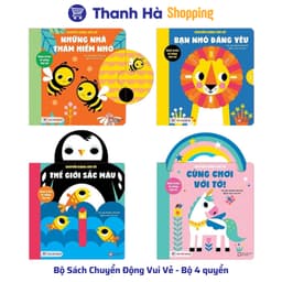 Thumbnail Sách bìa cứng - Chuyển Động Vui Vẻ - sách tương tác phát triển khả năng vận động cho bé 0-6 tuổi 3
