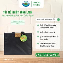 Thumbnail Túi Giữ Nhiệt Nóng Lạnh Ohiama Insulated Bag For Hot Cold Food HM-1725 (Giao Màu Ngẫu Nhiên) 1