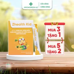 Thumbnail Siro ho cho bé Zhealth Kid tăng đề kháng, giảm ho cảm, tiêu đờm, bổ phế, Growgreen AZ(10 gói x 10ml) 1