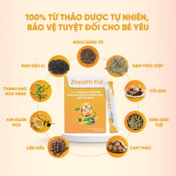 Thumbnail Siro ho cho bé Zhealth Kid tăng đề kháng, giảm ho cảm, tiêu đờm, bổ phế, Growgreen AZ(10 gói x 10ml) 3