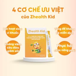 Thumbnail Siro ho cho bé Zhealth Kid tăng đề kháng, giảm ho cảm, tiêu đờm, bổ phế, Growgreen AZ(10 gói x 10ml) 4