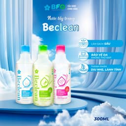 Thumbnail Nước Tẩy Trang Làm Sạch Sâu Không Cồn Không Paraben Dịu Nhẹ Cho Da BFO Beclean 100ml/300ml 2