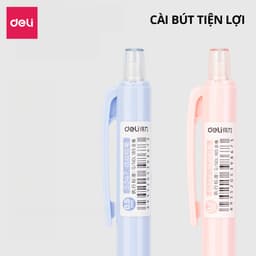 Thumbnail Bút Chì Kim Pastel Deli Ngòi 0.5-0.7mm Đệm Tay Siêu Êm Cao Cấp Kèm Đầu Tẩy  Cải Tiến Cho Học Sinh Dân Văn Phòng Tiện Lợi 3