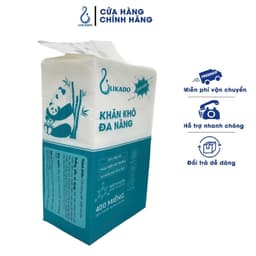 Thumbnail Khăn vải khô đa năng Likado cho bé 400 tờ 100% cotton kích thước 15*20cm 1