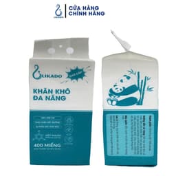 Thumbnail Khăn vải khô đa năng Likado cho bé 400 tờ 100% cotton kích thước 15*20cm 4