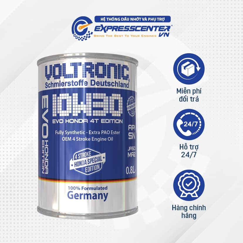 Ảnh Dầu Nhớt Xe Số Voltronic EVO 4T Edition 10w30 800ml 1