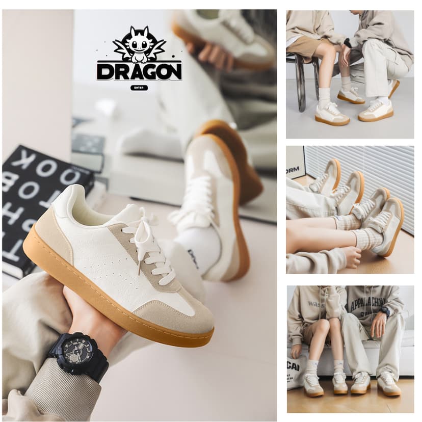 Ảnh Giày sneaker thể thao nam nữ Enter Bot Dragon ( Vân rồng 3D dập nổi toàn bộ giày ) 1