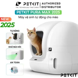 Thumbnail Nhà Vệ Sinh Cho Mèo Tự Động, Máy Dọn Phân Mèo Petkit Pura Max Bản Mới 2025 1