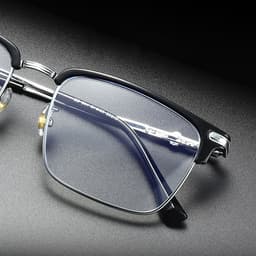 Thumbnail Gọng kính cận nửa viền thời trang nam nữ ANDU EYEWEAR dáng vuông chất liệu TITAN - 31262 3