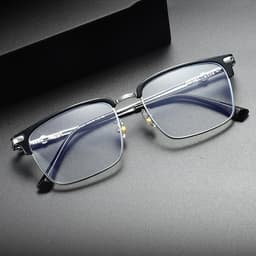 Thumbnail Gọng kính cận nửa viền thời trang nam nữ ANDU EYEWEAR dáng vuông chất liệu TITAN - 31262 4