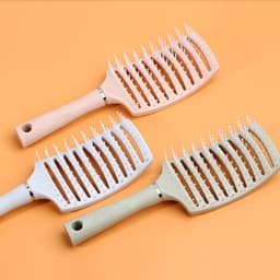 Thumbnail Lược Massage da đầu, giúp tạo kiểu tóc dễ dàng, làm xoănn đặc biệt dành cho người tóc dài - Màu Ngẫu  nhiên 1