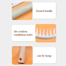 Thumbnail Lược Massage da đầu, giúp tạo kiểu tóc dễ dàng, làm xoănn đặc biệt dành cho người tóc dài - Màu Ngẫu  nhiên 3