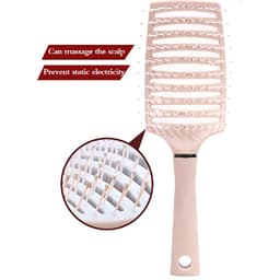 Thumbnail Lược Massage da đầu, giúp tạo kiểu tóc dễ dàng, làm xoănn đặc biệt dành cho người tóc dài - Màu Ngẫu  nhiên 4