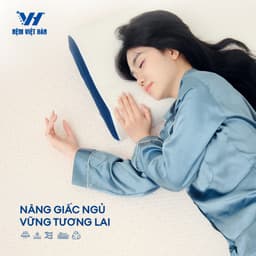 Thumbnail Gối nằm cao su thiên nhiên Việt Hàn - Thiết Kế Lượn Sóng, Êm Ái, Thoáng Khí 1