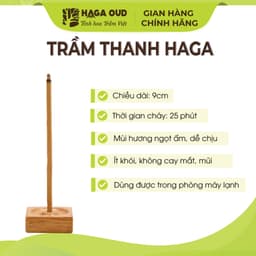 Thumbnail Trầm thanh Haga (nhang không tăm) giúp Thư giãn tức thì - 9cm 20 cây 4