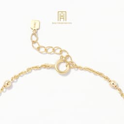 Thumbnail Lắc tay vàng 10K Bảo Tín Mạnh Hải gắn charm bi phay sang trọng phong cách Ý PYLTV10KD0-409006 1