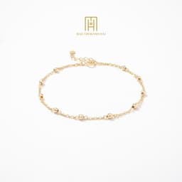 Thumbnail Lắc tay vàng 10K Bảo Tín Mạnh Hải gắn charm bi phay sang trọng phong cách Ý PYLTV10KD0-409006 2