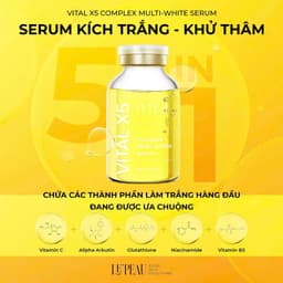 Thumbnail Combo 2 hộp Serum Vital X5 Multi White 20ml LEPEAU Chính Hãng - Hỗ Trợ Giảm Thâm, Kích Trắng Và Làm Đều Màu Da 3