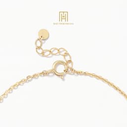 Thumbnail Lắc tay vàng 10K Bảo Tín Mạnh Hải kết hợp gắn bi phay lấp lánh sang trọng phong cách Ý PYLTV10KD0-409005 1