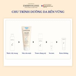 Thumbnail [Livestream SSSS x EMB] Sữa Rửa Mặt Sạch Sâu Lait-Creme Moussant Embryolisse 200ml 4