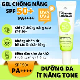 Thumbnail Kem chống nắng dạng gel RIORI HANA - EXTRA UV HIGHLIGHT GEL CREAM 20ml 4