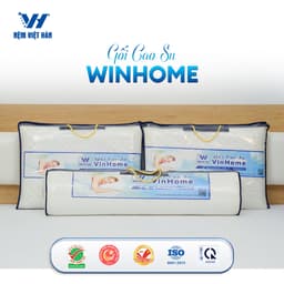 Thumbnail Gối nằm cao su Việt Hàn Winhome - Nâng Đỡ, Thoáng Khí, Chất Foam Mềm Mại 1