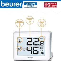Thumbnail Nhiệt Ẩm Kế Beurer HM16 | Màn Hình LCD , Đo Nhiệt Độ Và Độ Ẩm Trong Phòng - Bảo Hành Chính Hãng 24 Tháng 4