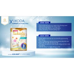 Thumbnail Sữa Canxi cho người già, hỗ trợ xương khớp Xukoda Gold - Kohinoor 600g 2