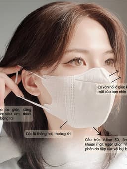 Thumbnail Khẩu trang y tế kháng khuẩn 3 lớp Famapro 5D Mask hộp 10 chiếc 2